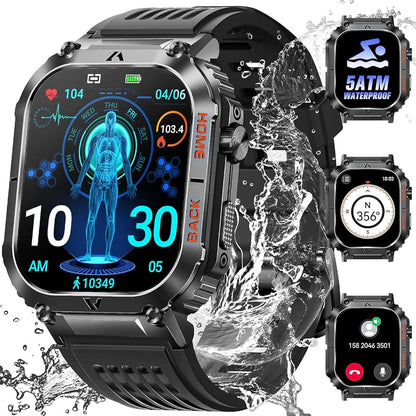 Blaktron Storm S1 Premium Smart Watch – Full Touch Screen, Health Tracking & Long Battery Life