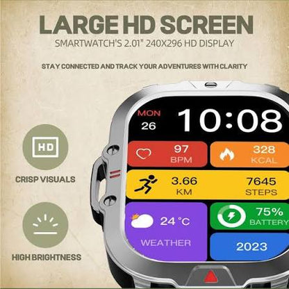 Blaktron Storm S1 Premium Smart Watch – Full Touch Screen, Health Tracking & Long Battery Life