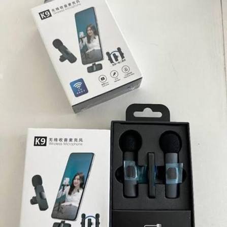 K9 Wireless Lavalier Microphone for iPhone & Android – Noise Reduction